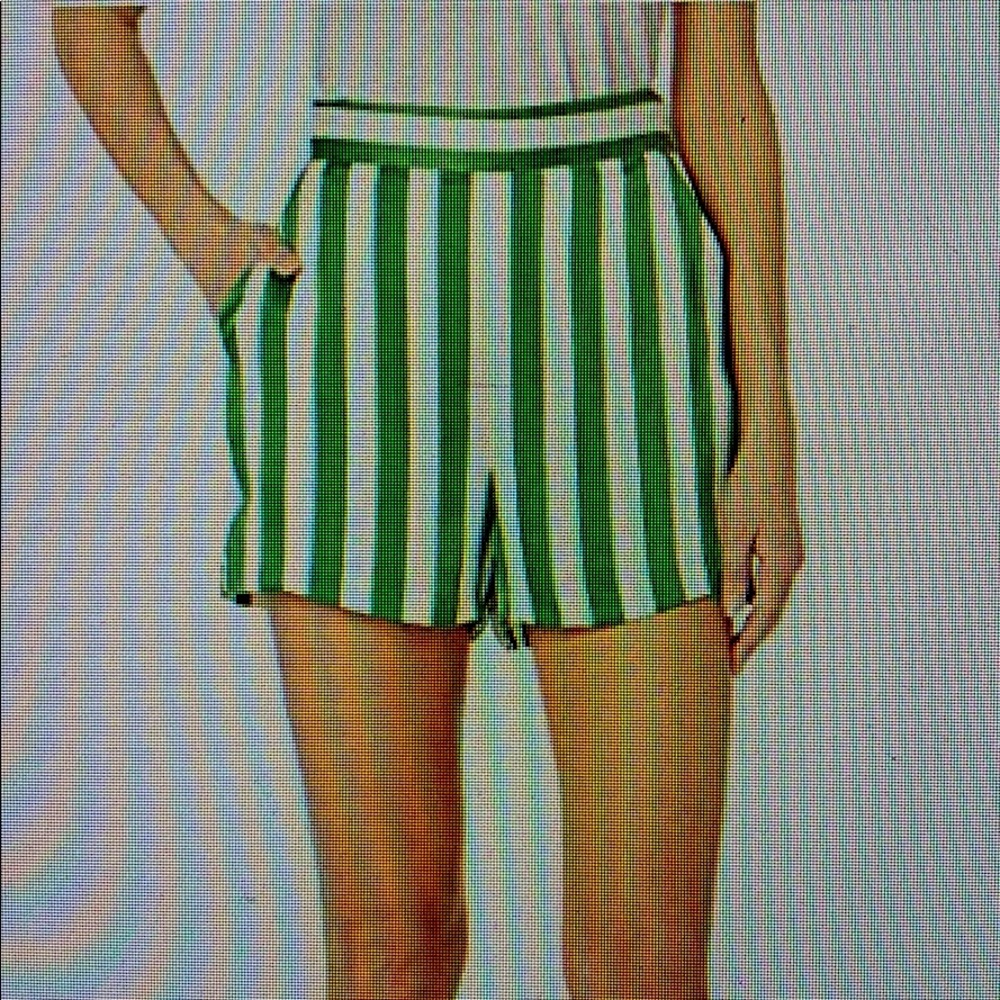 Juicy Couture Awning Stripe Satin shorts